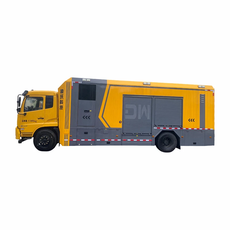 Didelio srauto drenažo gelbėjimo transporto priemonė